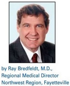 Ray Bredfeldt MD, Raymond Bredfeldt MD, Dr Ray Bredfeldt, Arkansas Blue Cross and Blue Shield, ABCBS